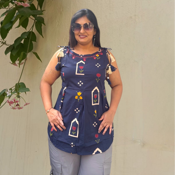 Sleeveless Short Kurti