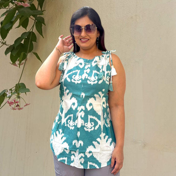Sleeveless Short Kurti