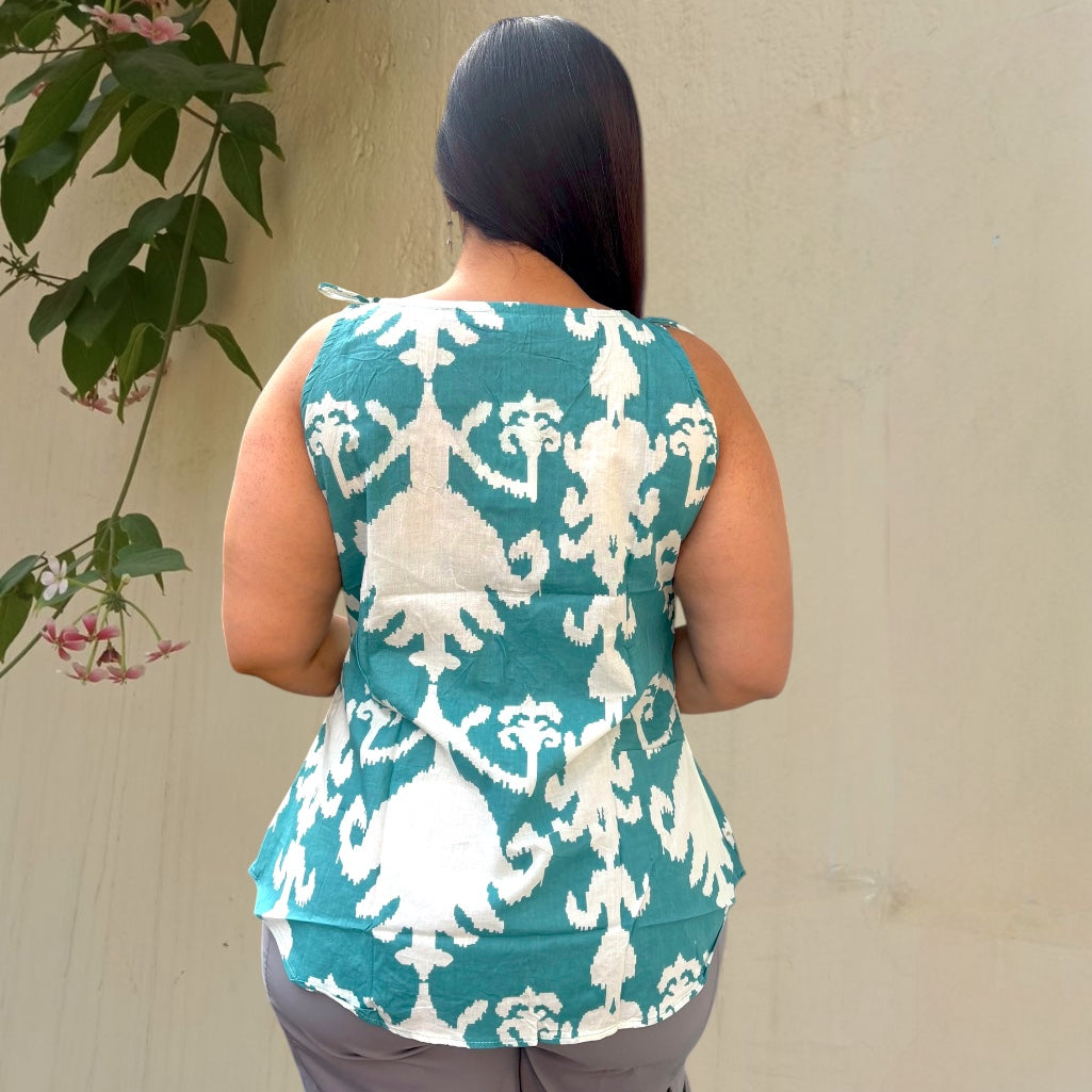 Sleeveless Short Kurti