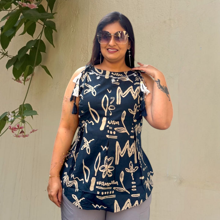 Sleeveless Short Kurti