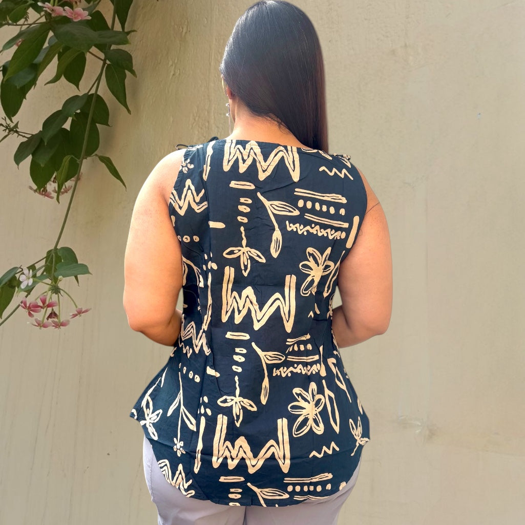 Sleeveless Short Kurti