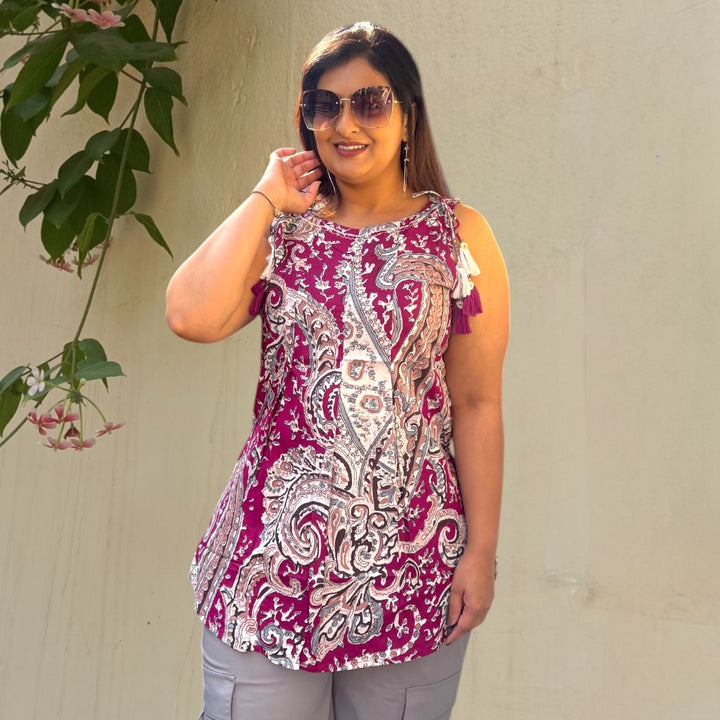 Sleeveless Short Kurti