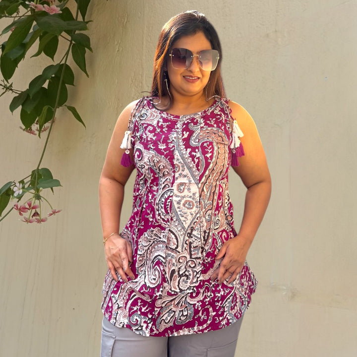 Sleeveless Short Kurti