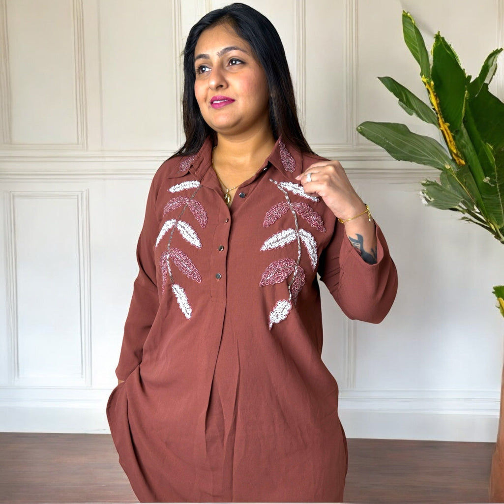 The Elegant Edge Kurta Set