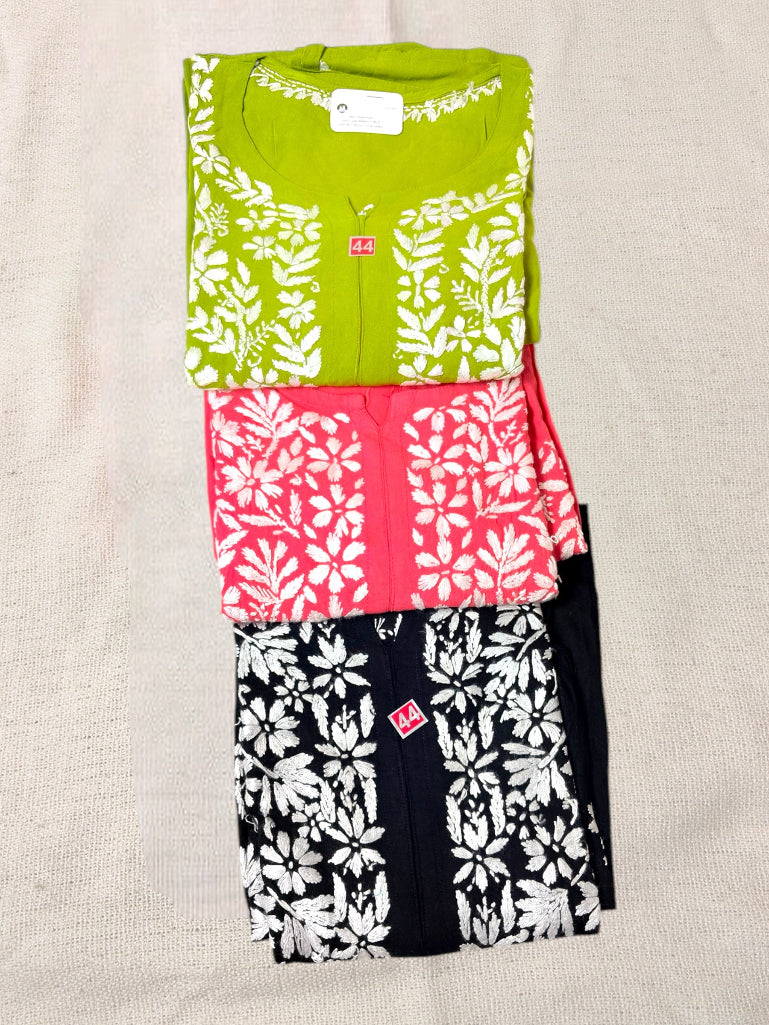 Noor Chikankari Elegance Kurti