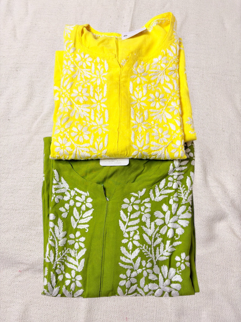 Noor Chikankari Elegance Kurti