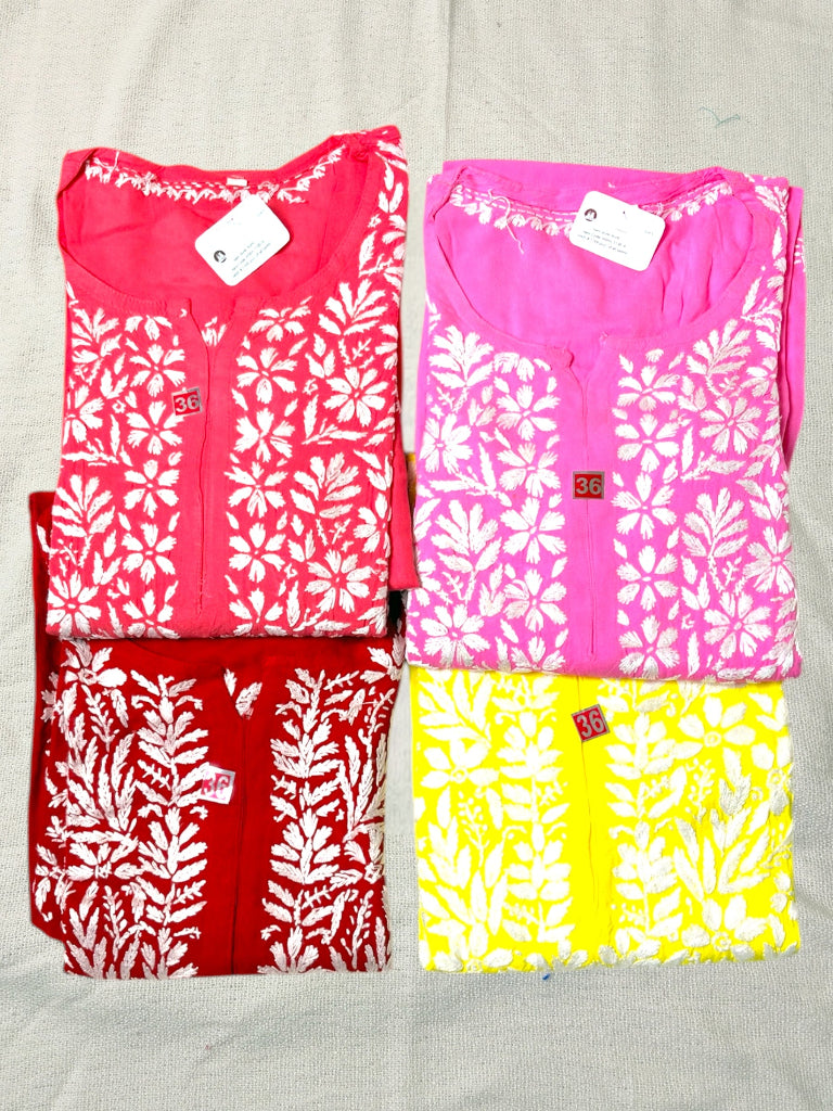 Noor Chikankari Elegance Kurti