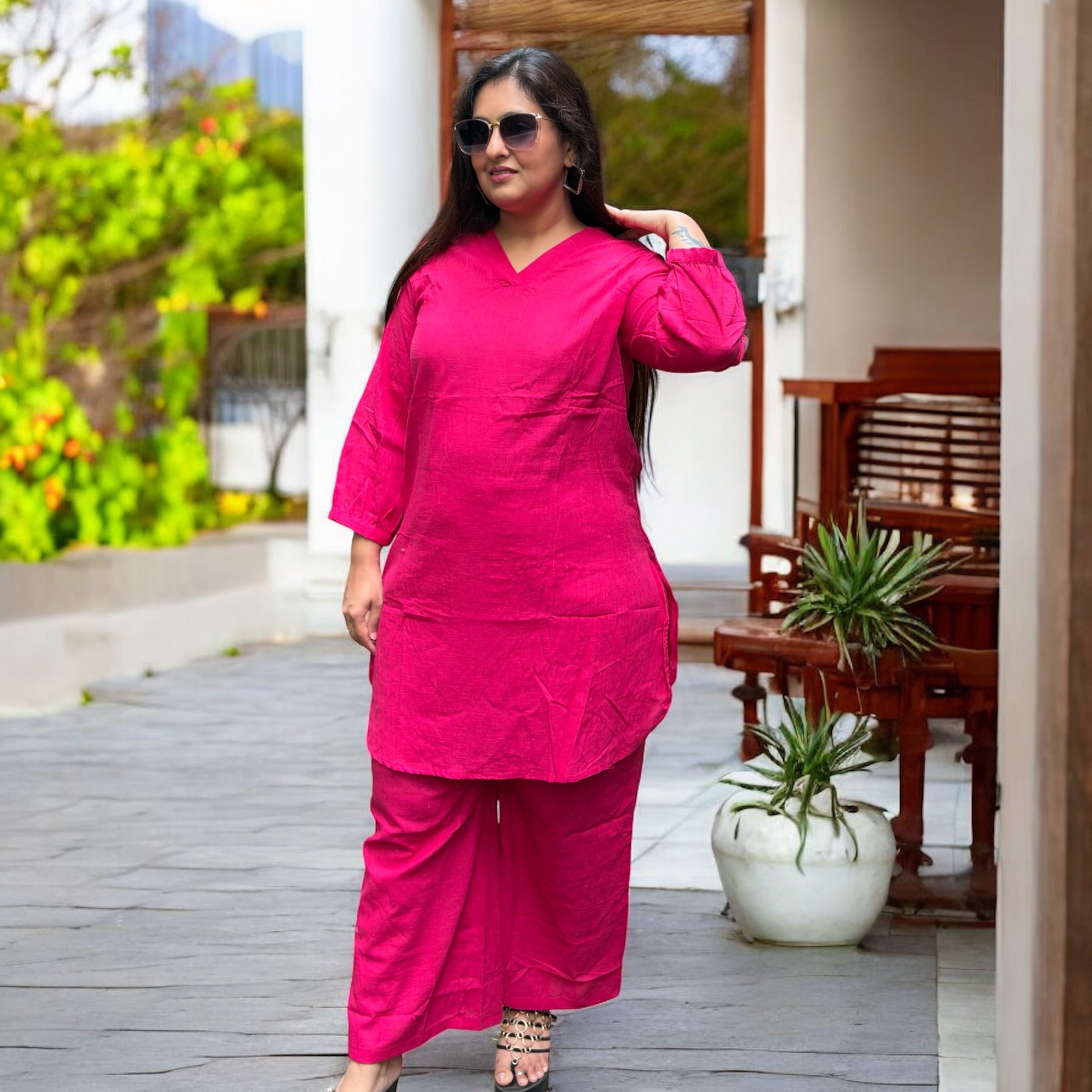 Earthy Elegance Coord Set – Timeless Comfort & Style