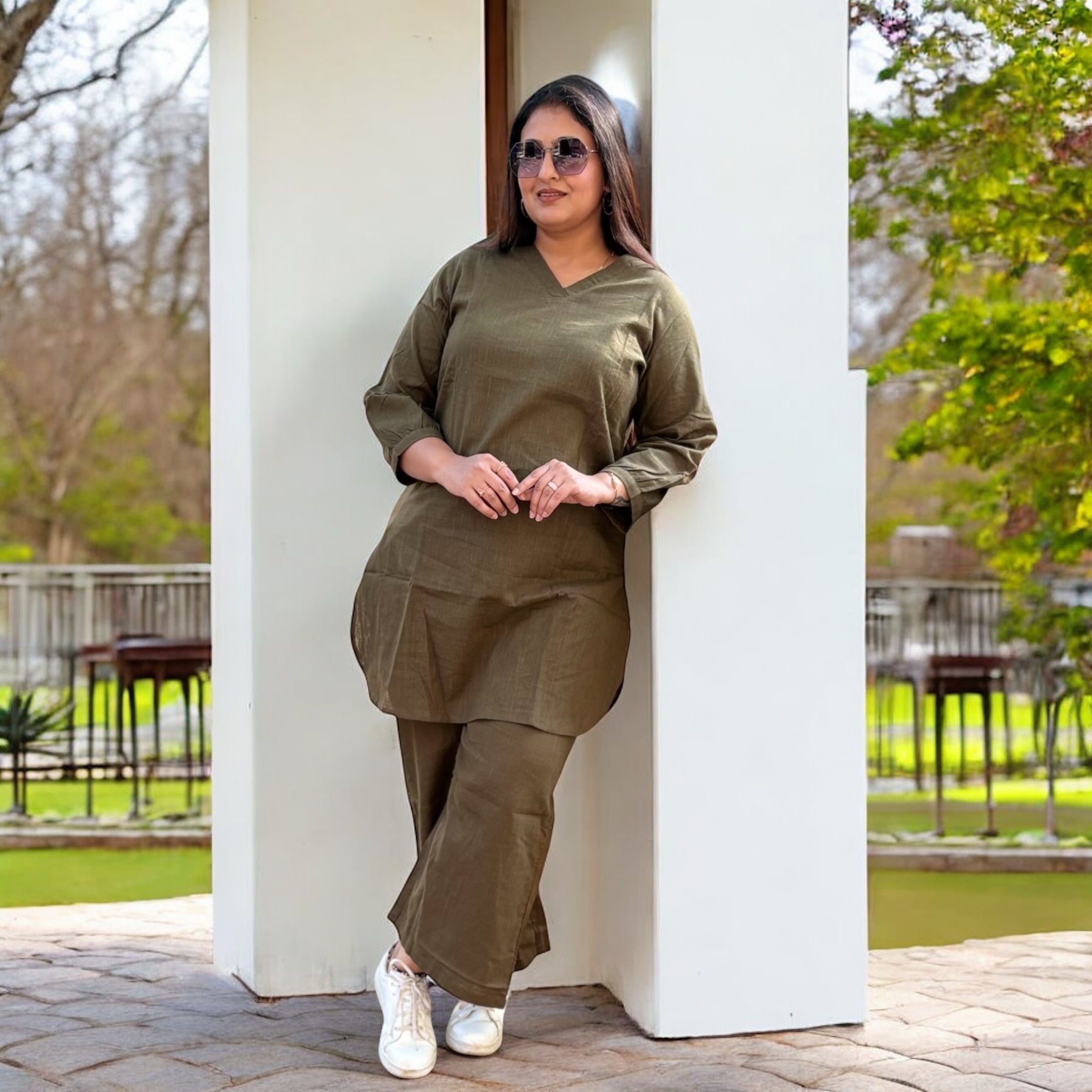 Earthy Elegance Coord Set – Timeless Comfort & Style