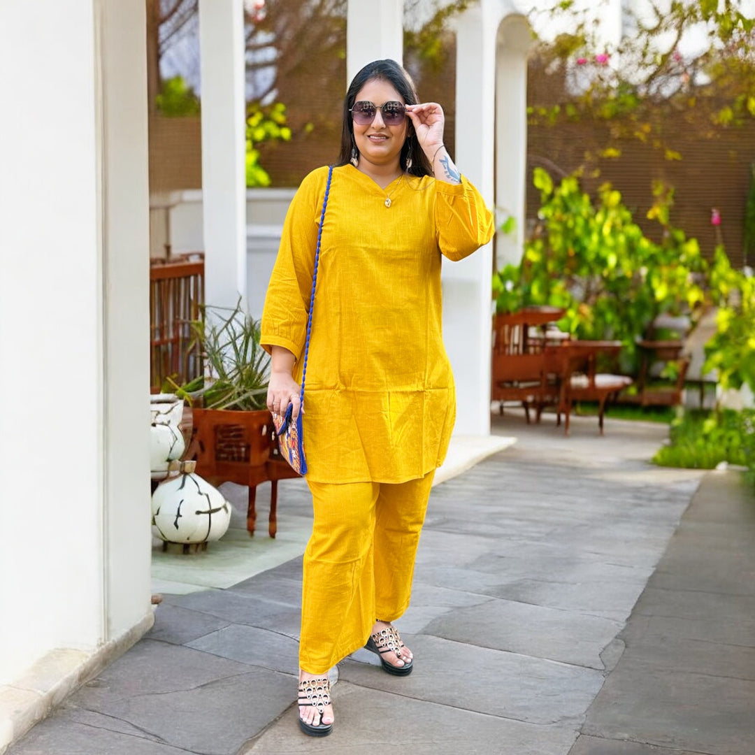 Earthy Elegance Coord Set – Timeless Comfort & Style