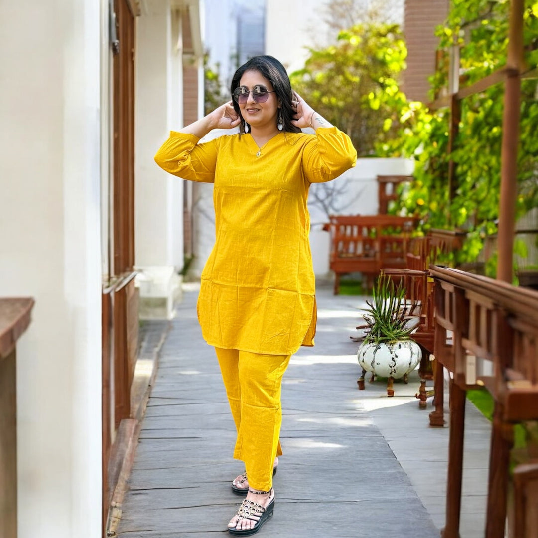 Earthy Elegance Coord Set – Timeless Comfort & Style