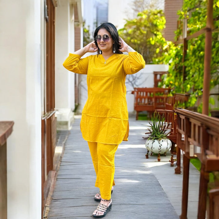 Earthy Elegance Coord Set – Timeless Comfort & Style