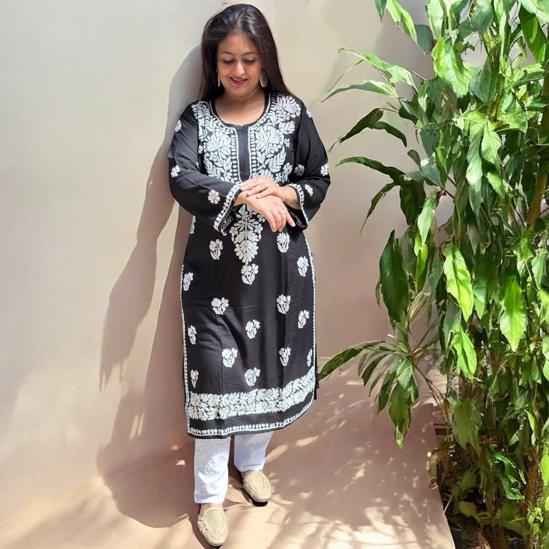 "Tareef" Chikankari Elegance Kurti