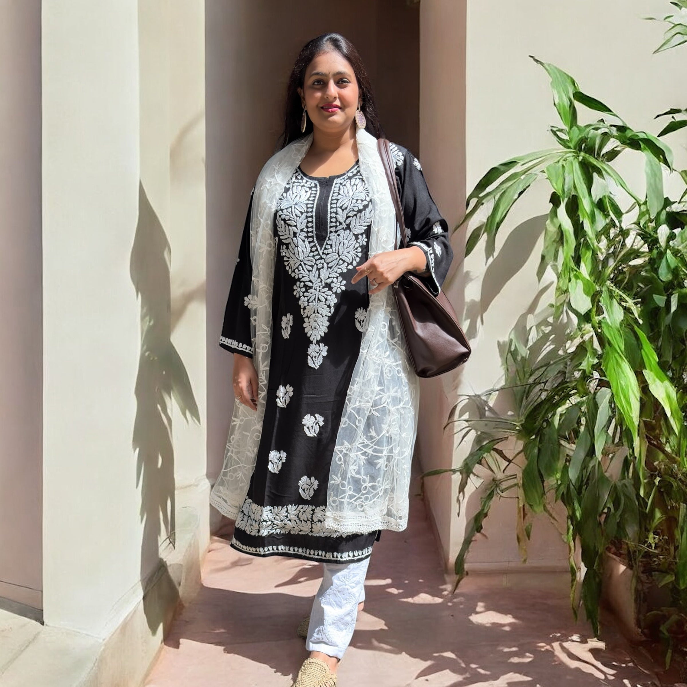 "Tareef" Chikankari Elegance Kurti