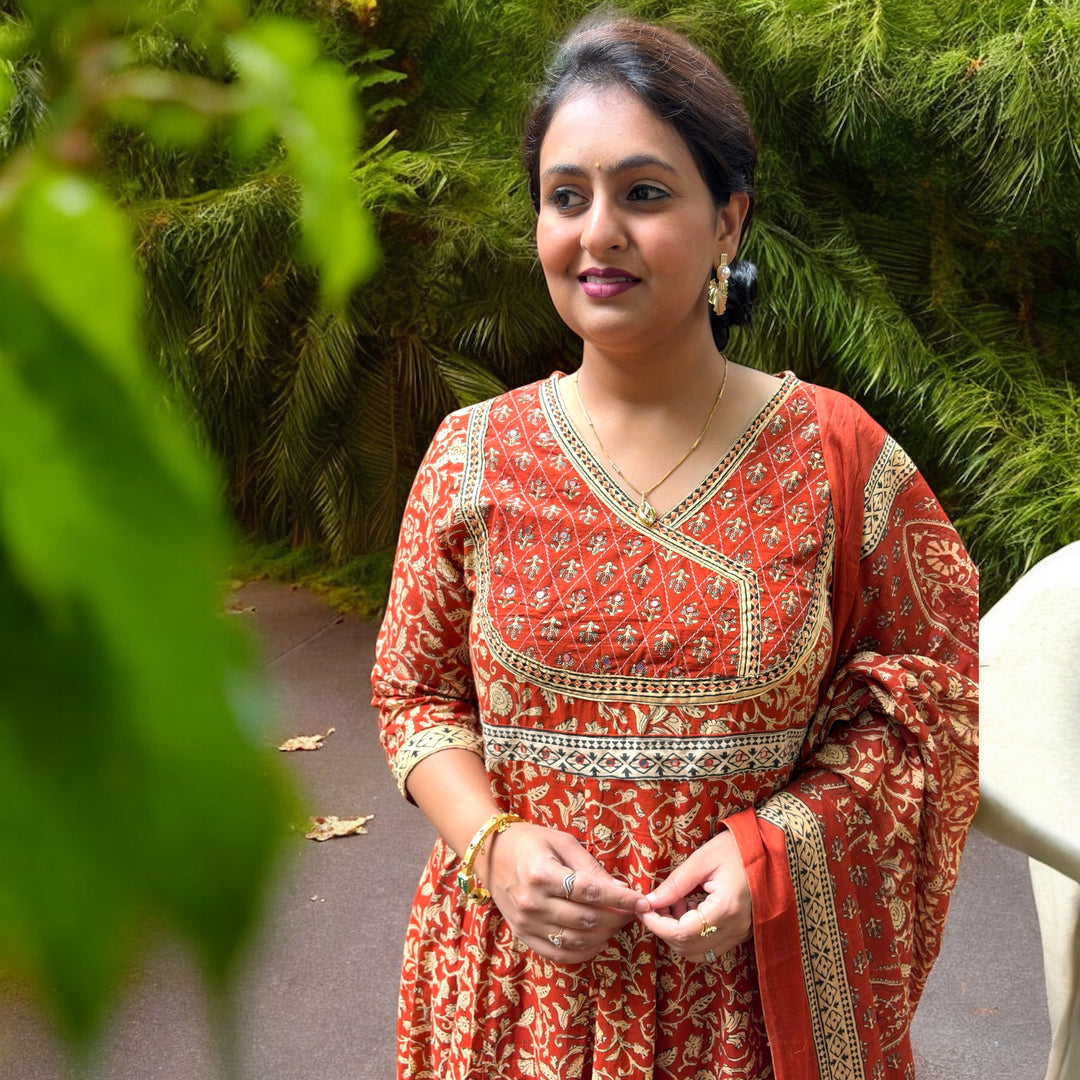 Gulnaar Jaipuri Anarkali Suit