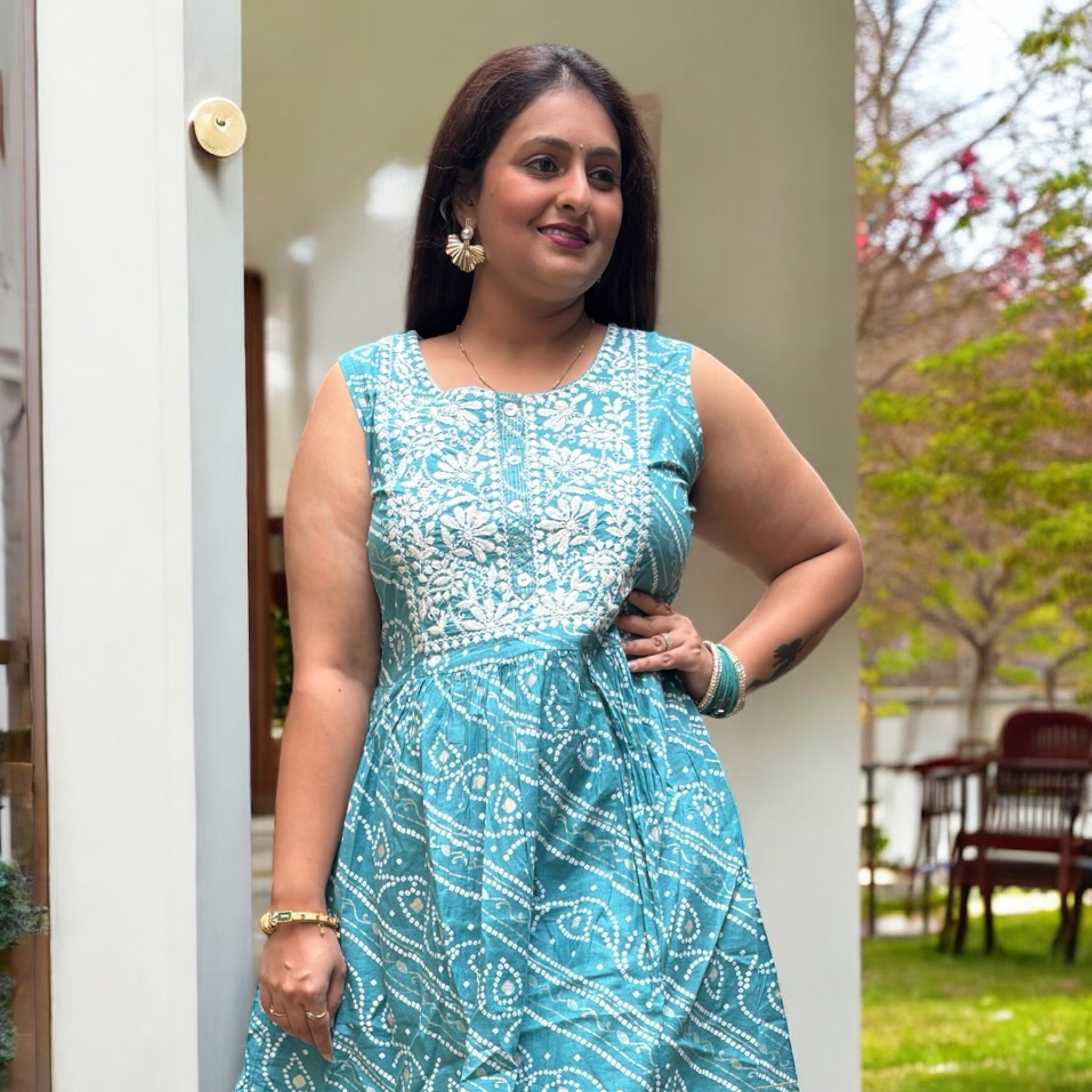 Morni Bandhej Sharara Set