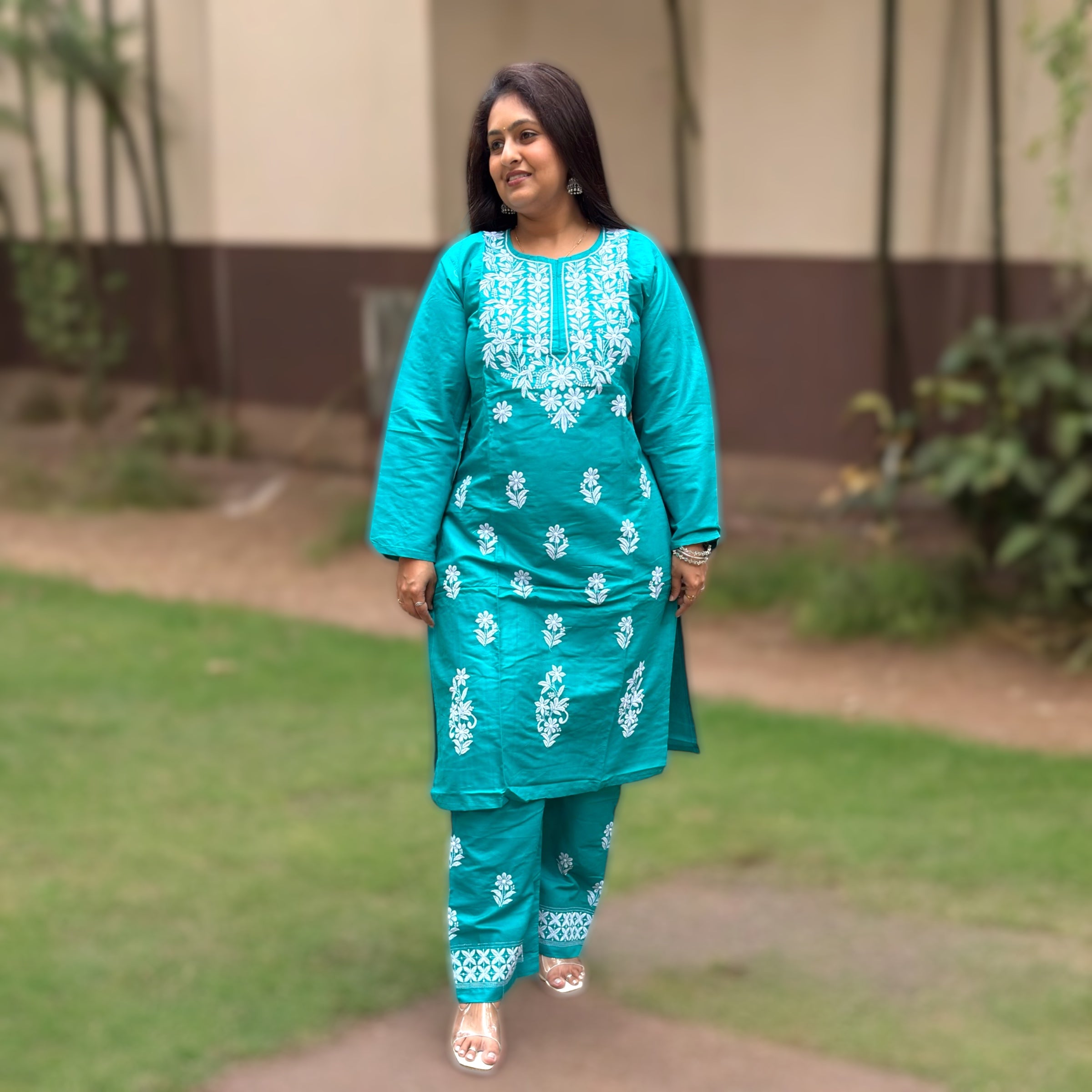 Noor-e-Taariq – Chikankari Coord Set