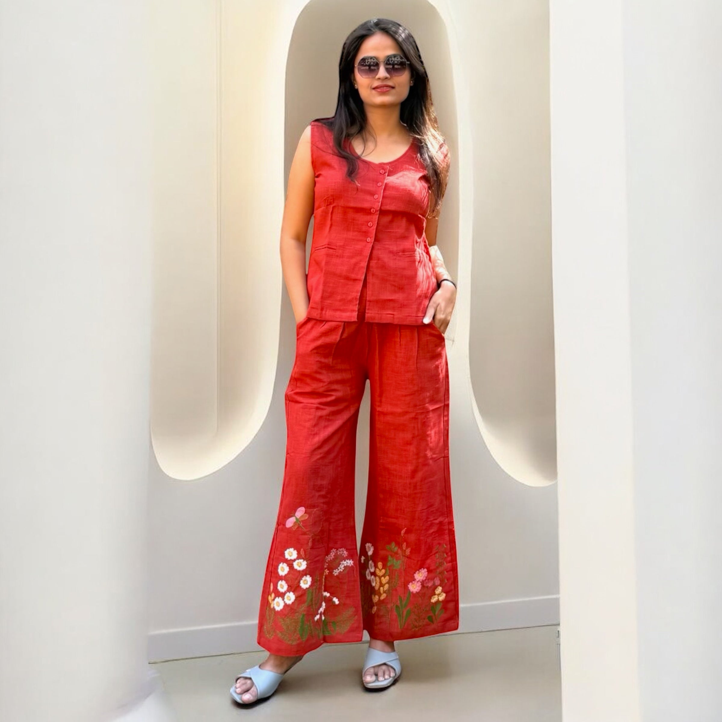 Breezy Summer Elegance Coord Set