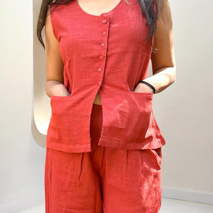 Breezy Summer Elegance Coord Set