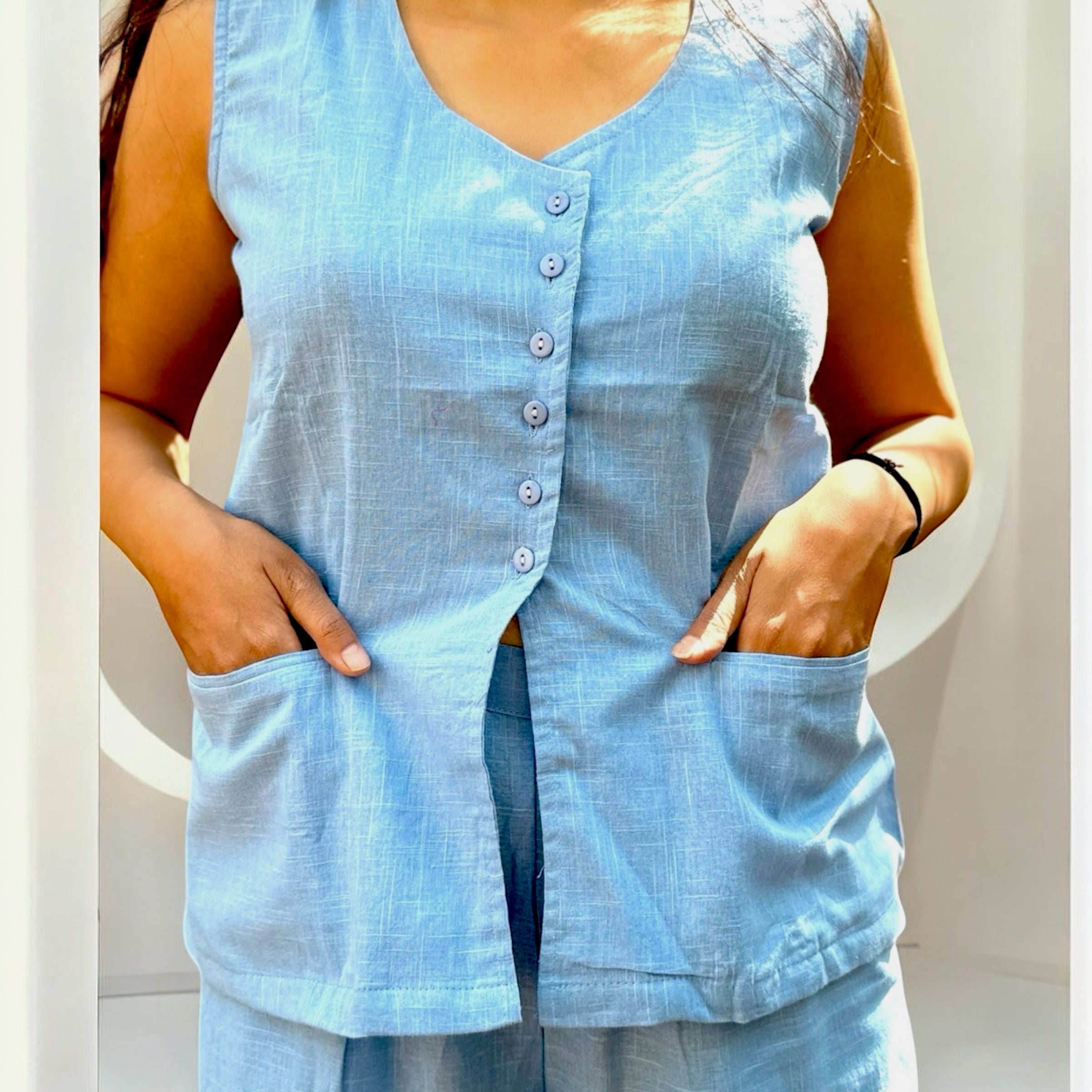 Breezy Summer Elegance Coord Set