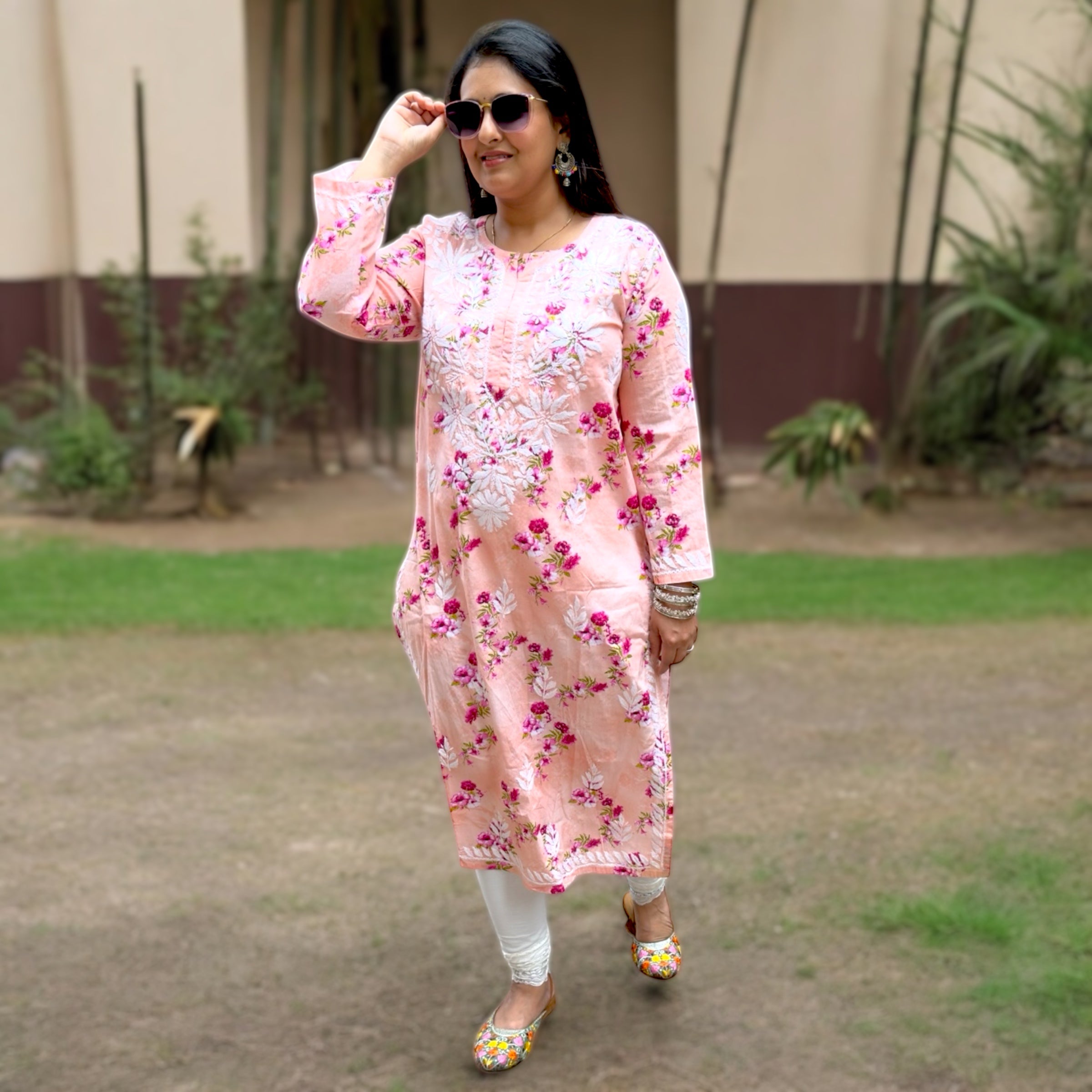 Phoolkari Play - Chikankari Kurti