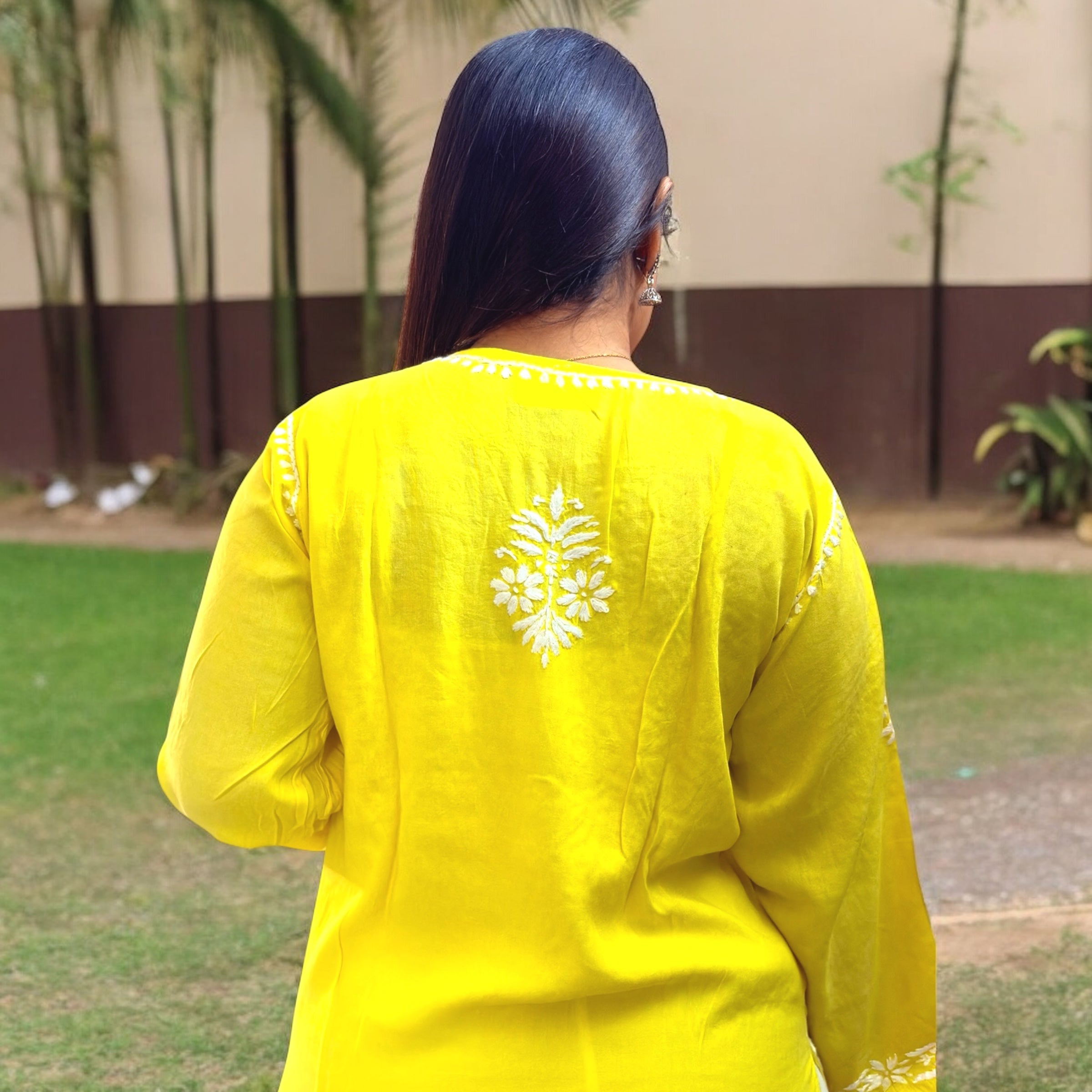 Noor Chikankari Elegance Kurti