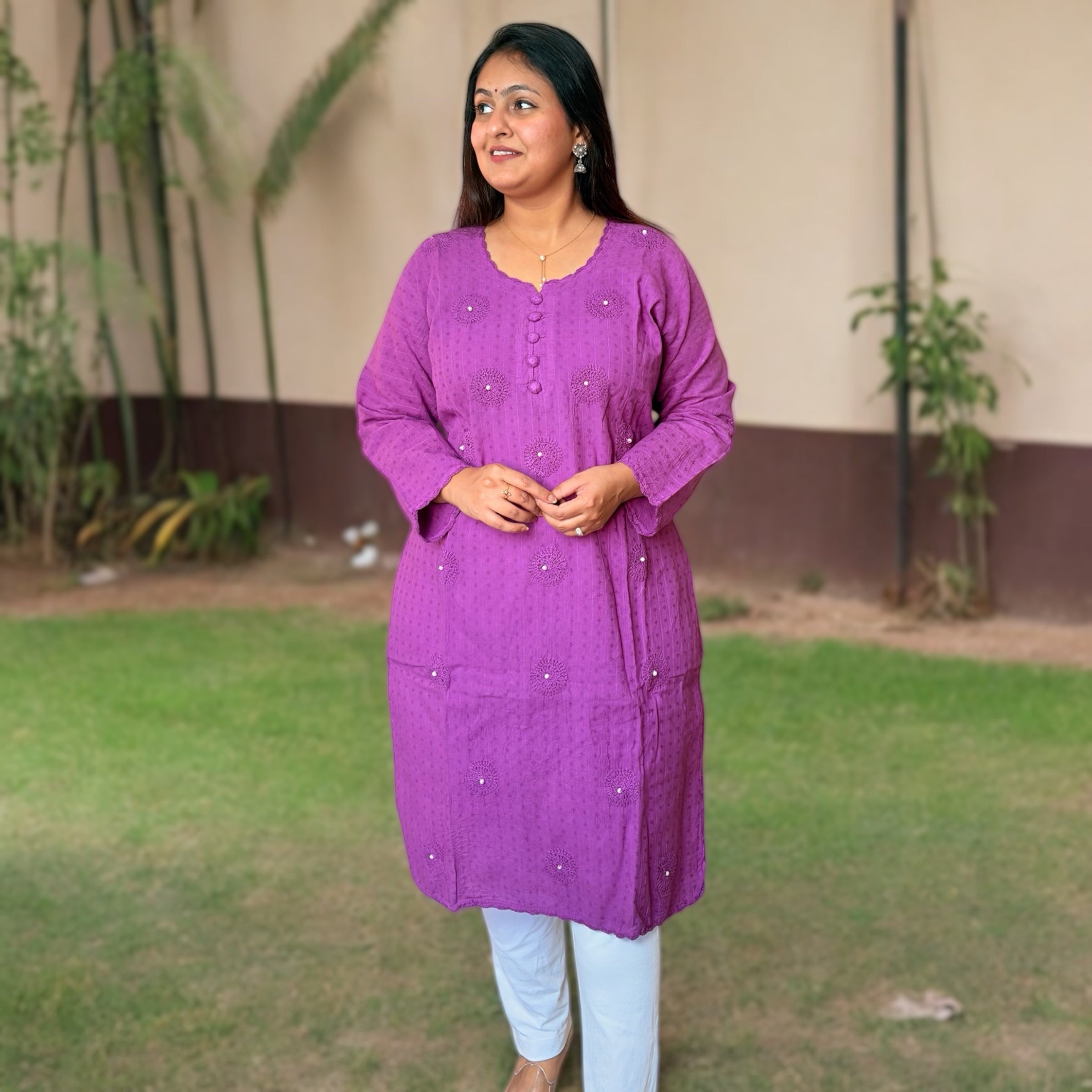 Pearl Grace Chikankari Kurti