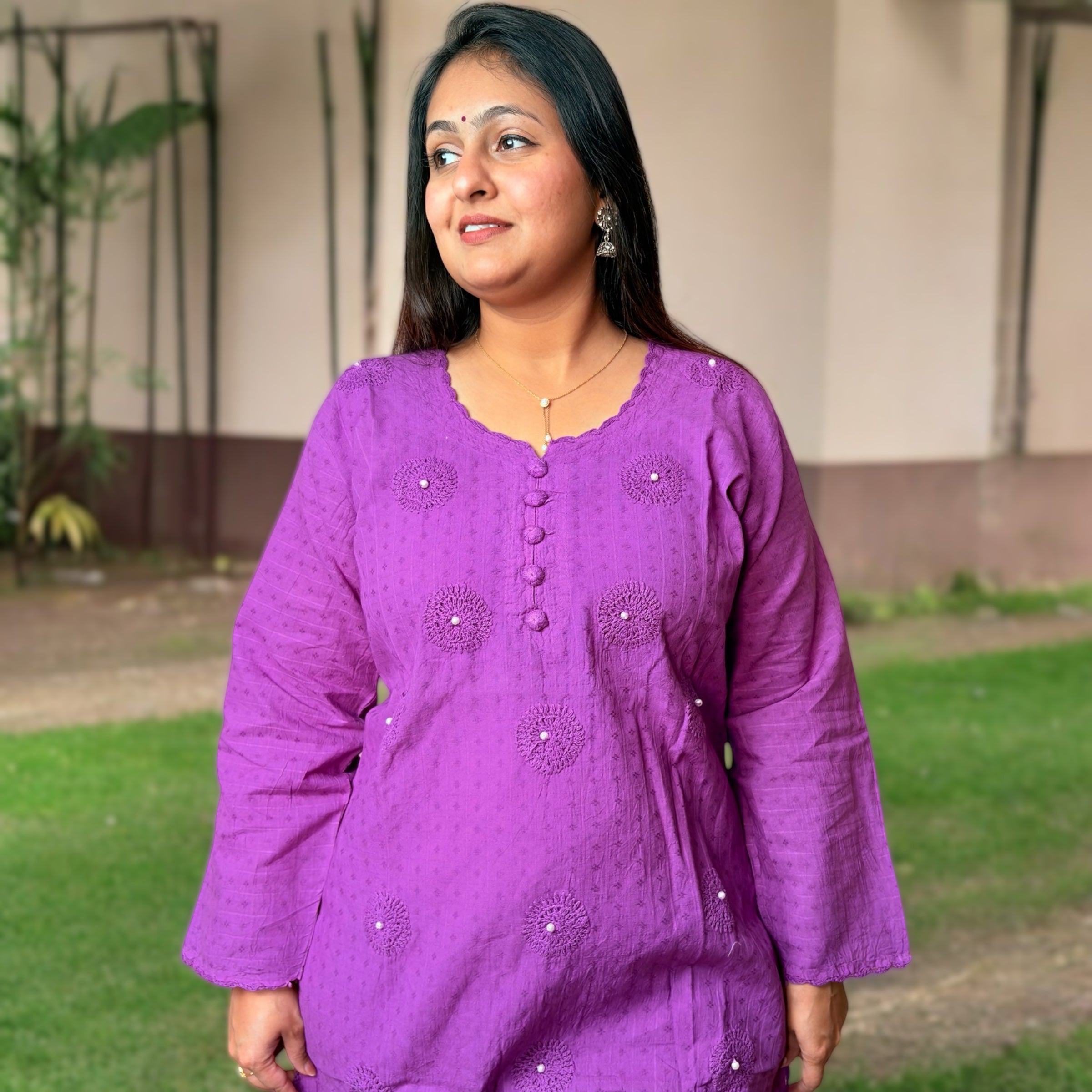 Pearl Grace Chikankari Kurti