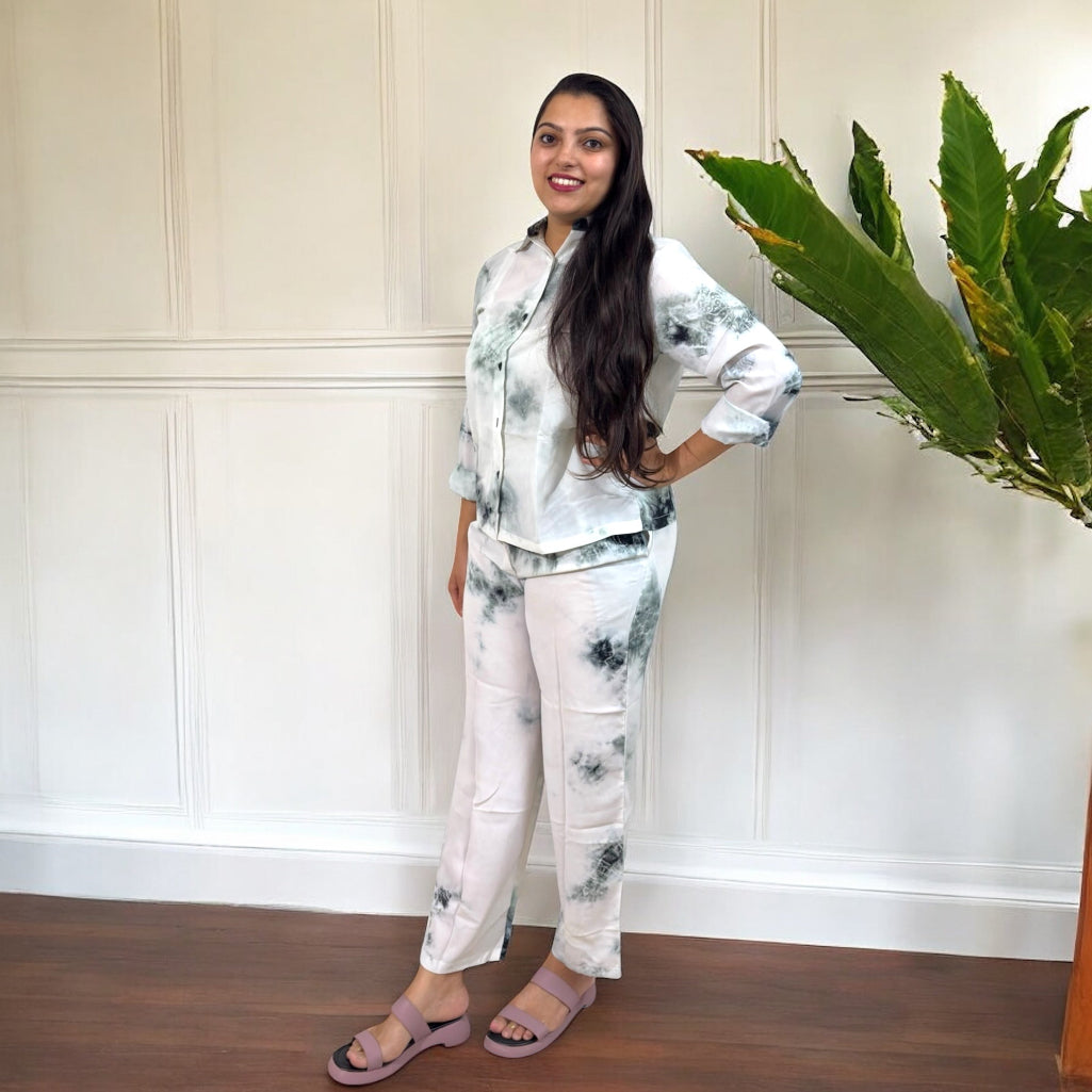 Cloud Luxe Tie-Dye Co-Ord Set