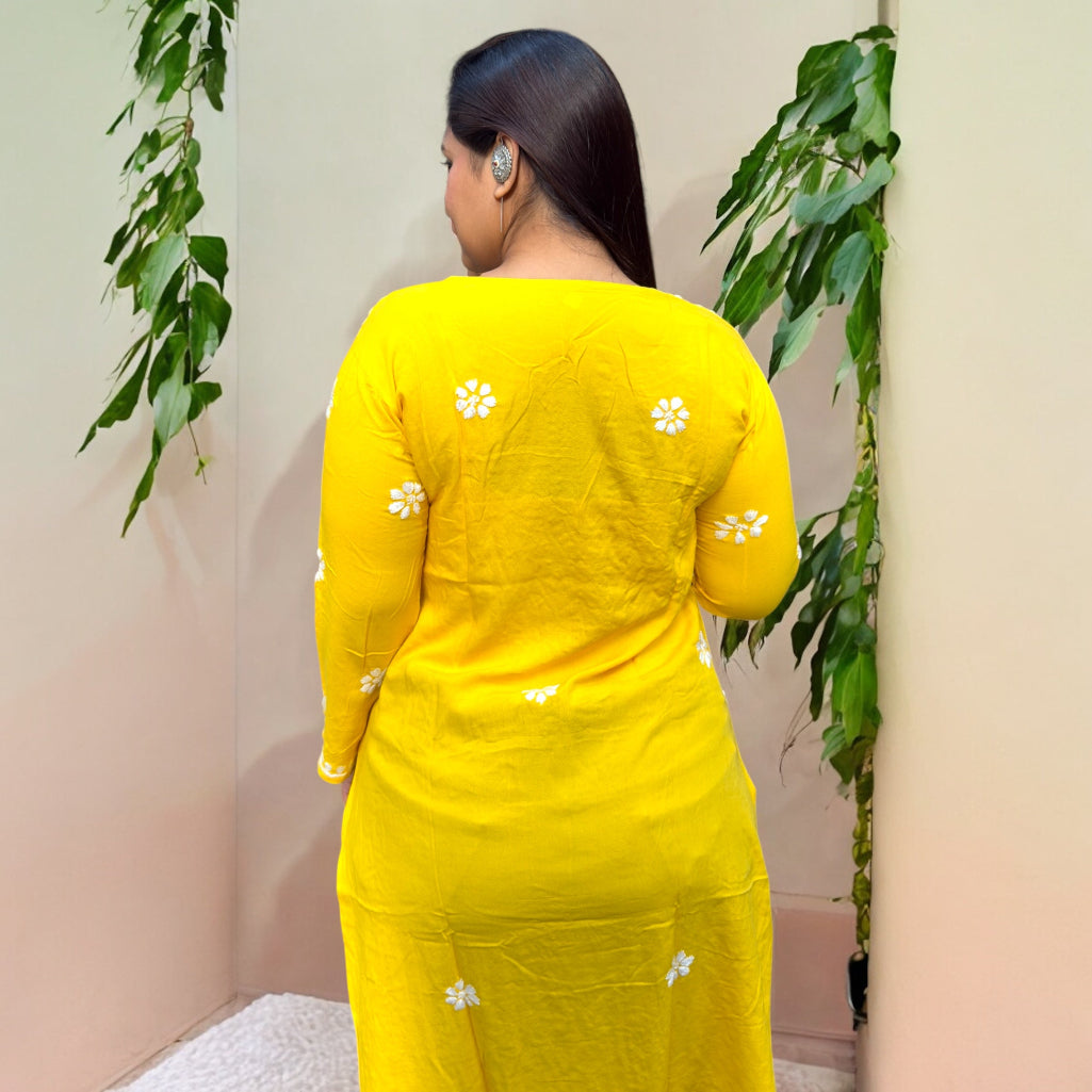 "Tareef" Chikankari Elegance Kurti