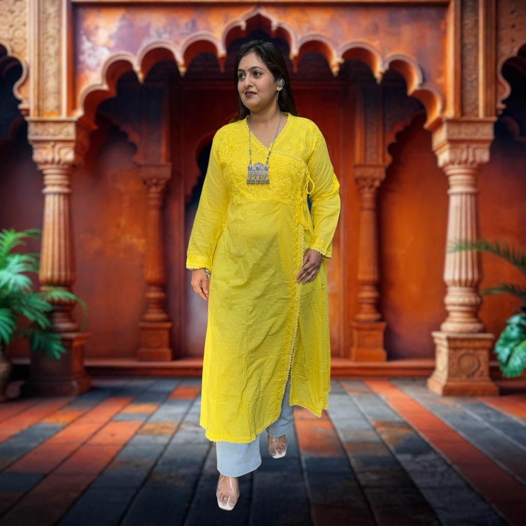 Utsavi Chikankari Kurti