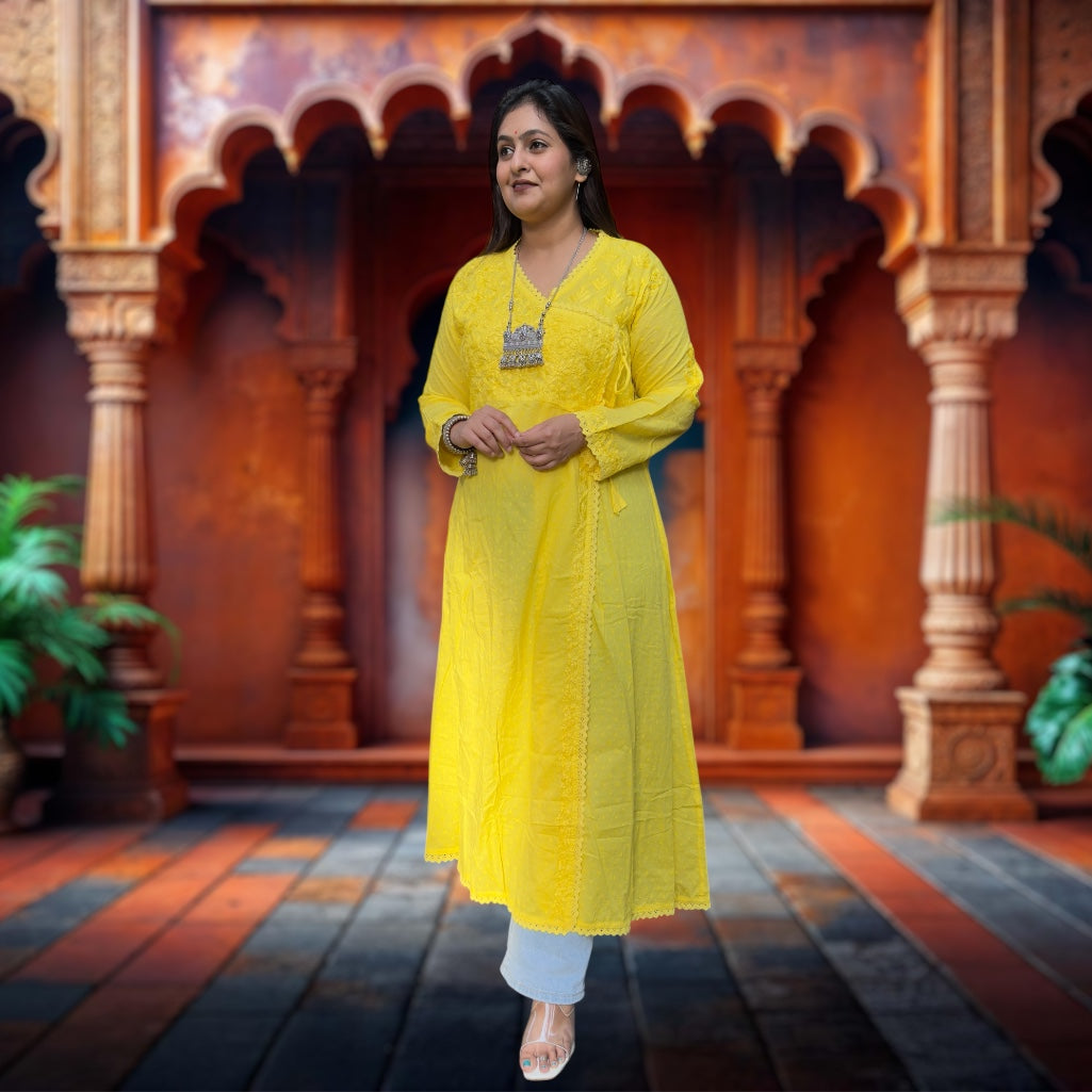 Utsavi Chikankari Kurti