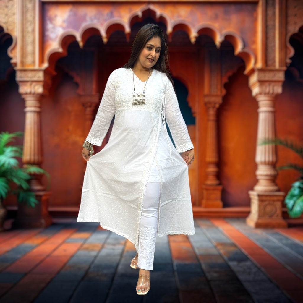 Utsavi Chikankari Kurti