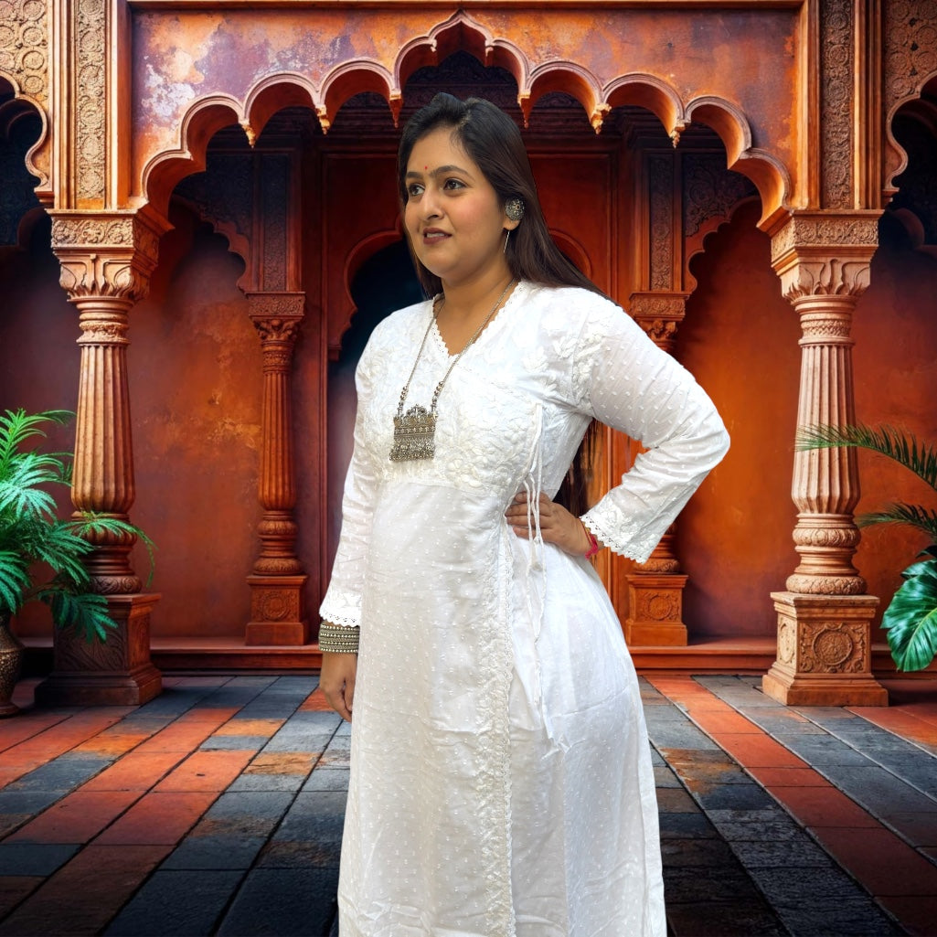 Utsavi Chikankari Kurti