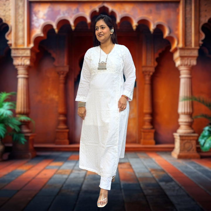 Utsavi Chikankari Kurti