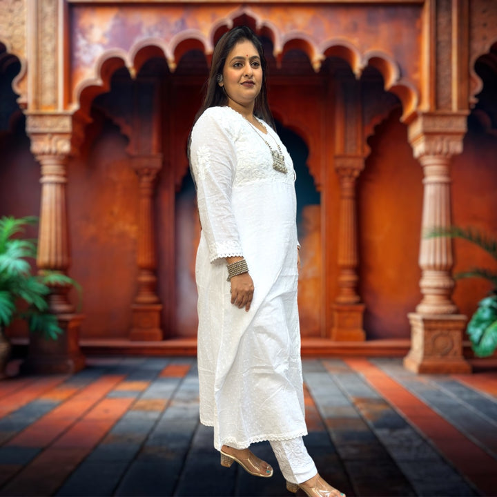 Utsavi Chikankari Kurti