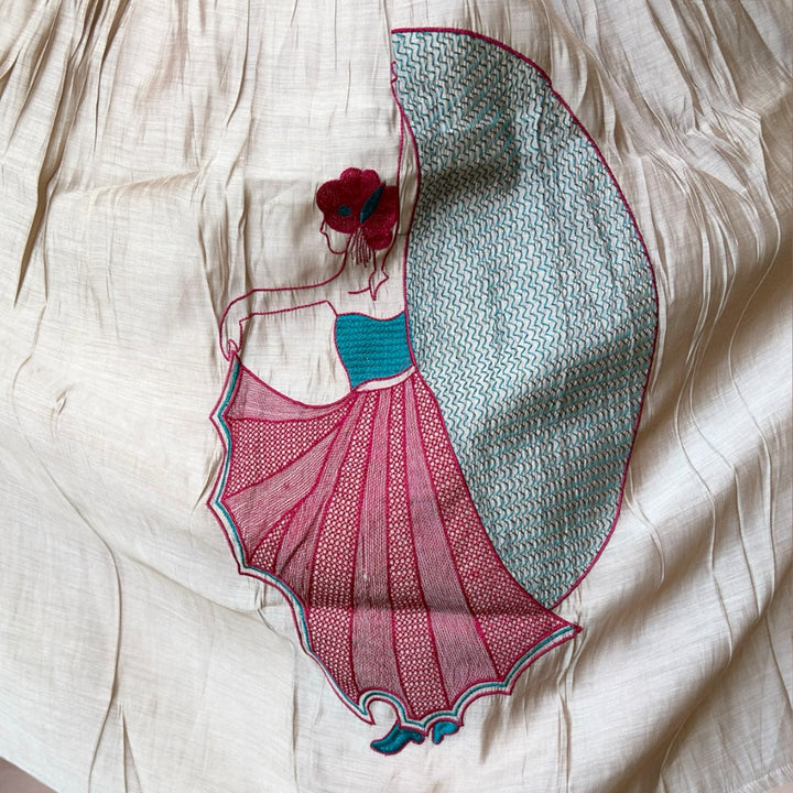 GraceWhirl Mul Chanderi Co-ord Set