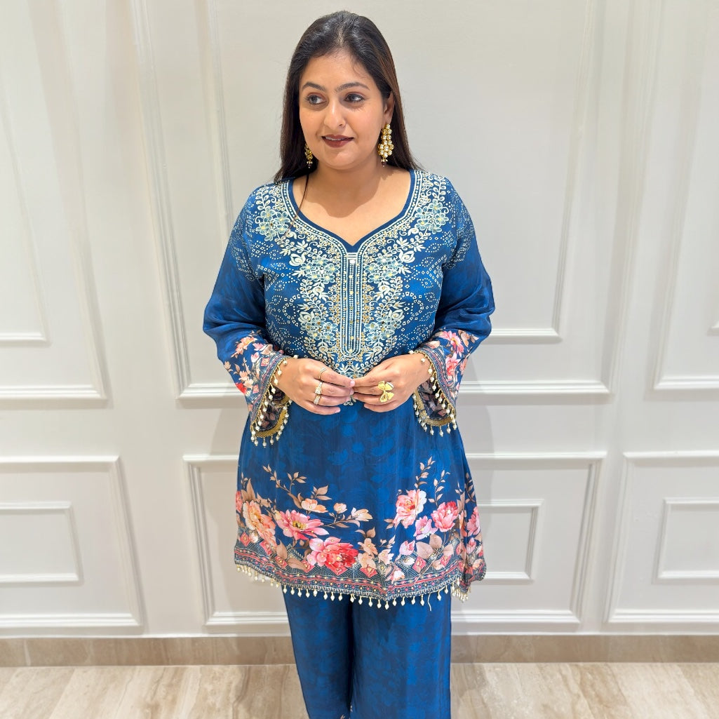 Blue Mirage Co-ord Set