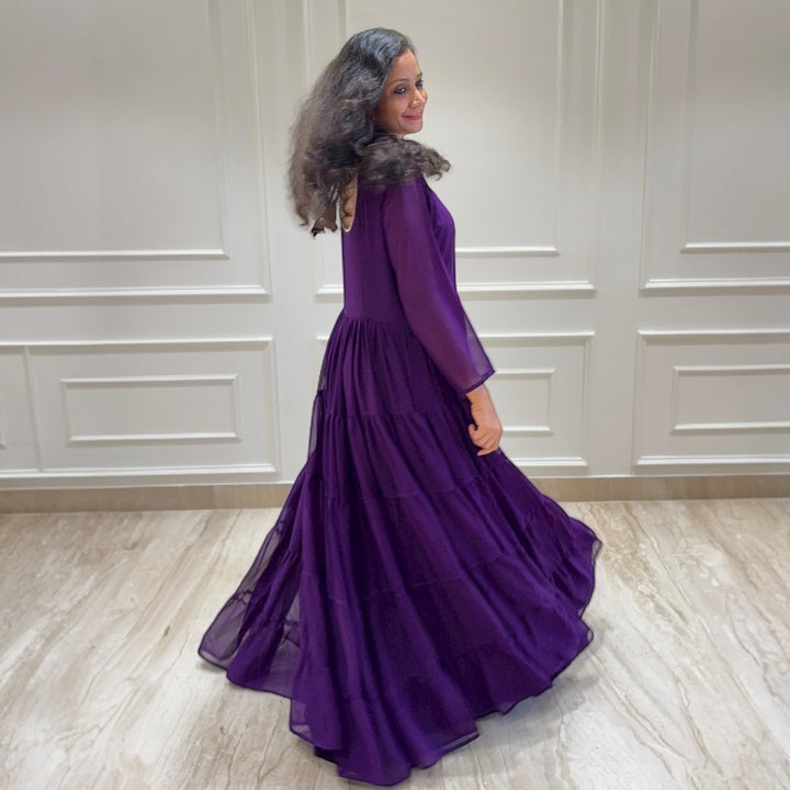 Starlit Elegance Anarkali Set