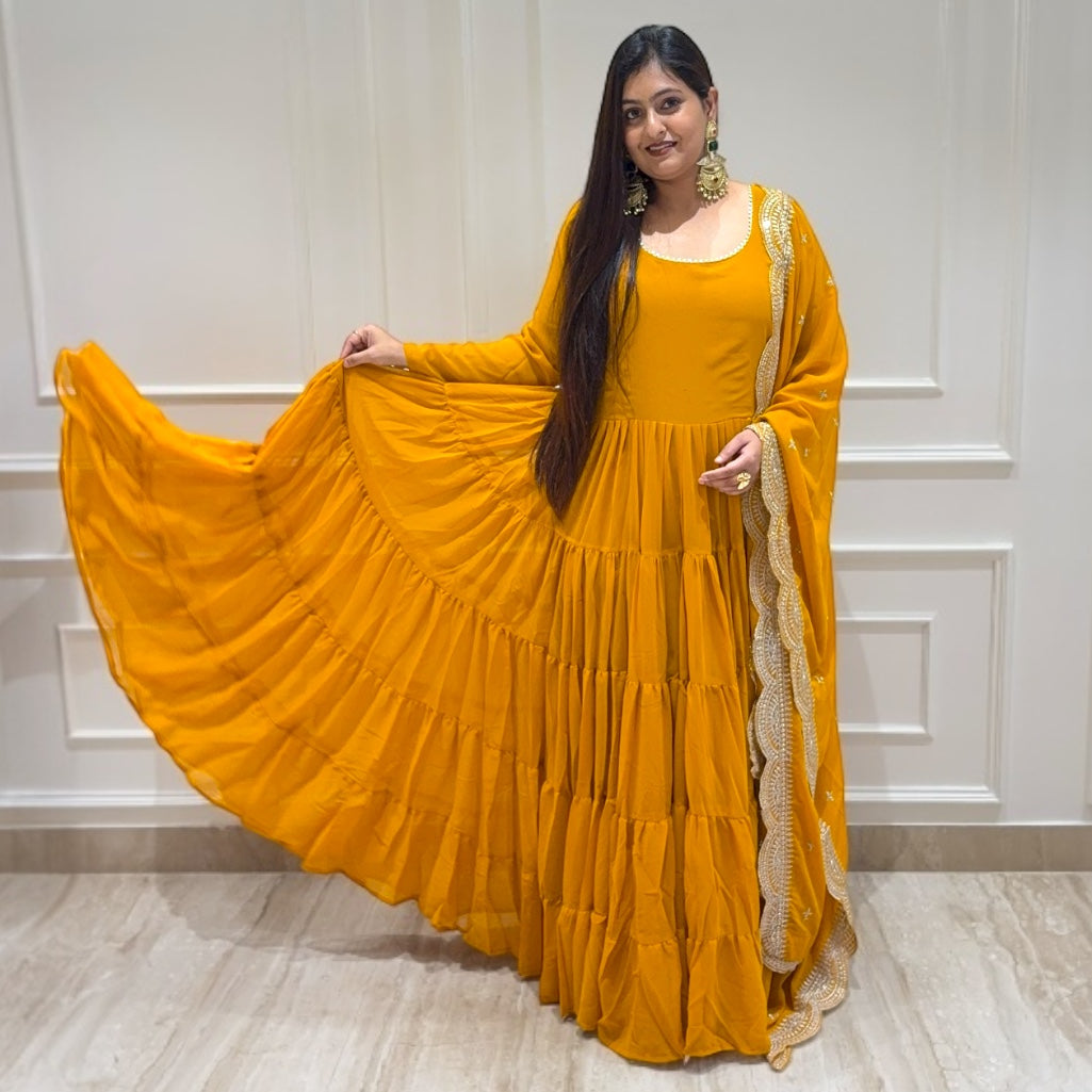 Starlit Elegance Anarkali Set