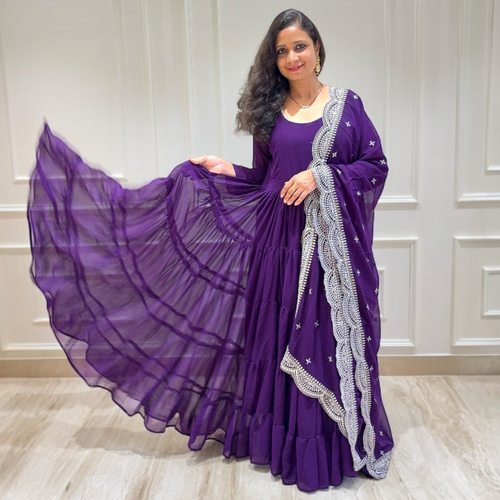 Starlit Elegance Anarkali Set