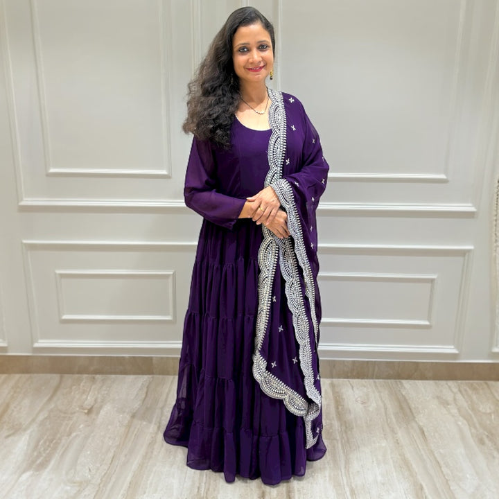 Starlit Elegance Anarkali Set