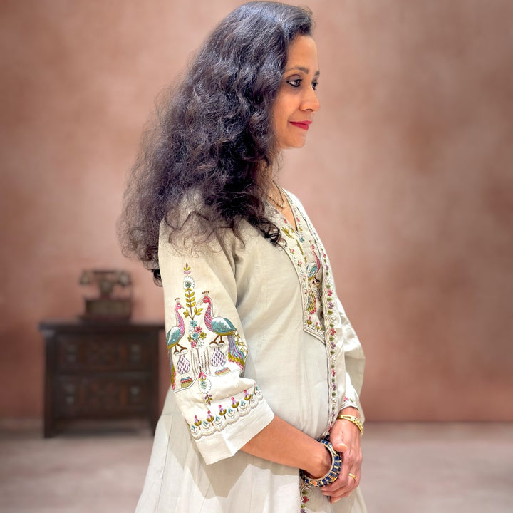 Lumine Mal Cotton Sharara Set