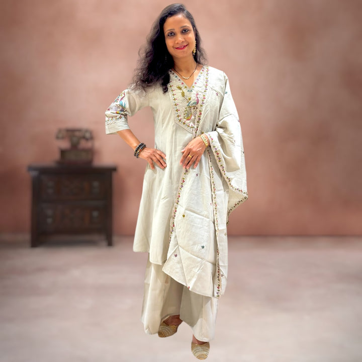 Lumine Mal Cotton Sharara Set