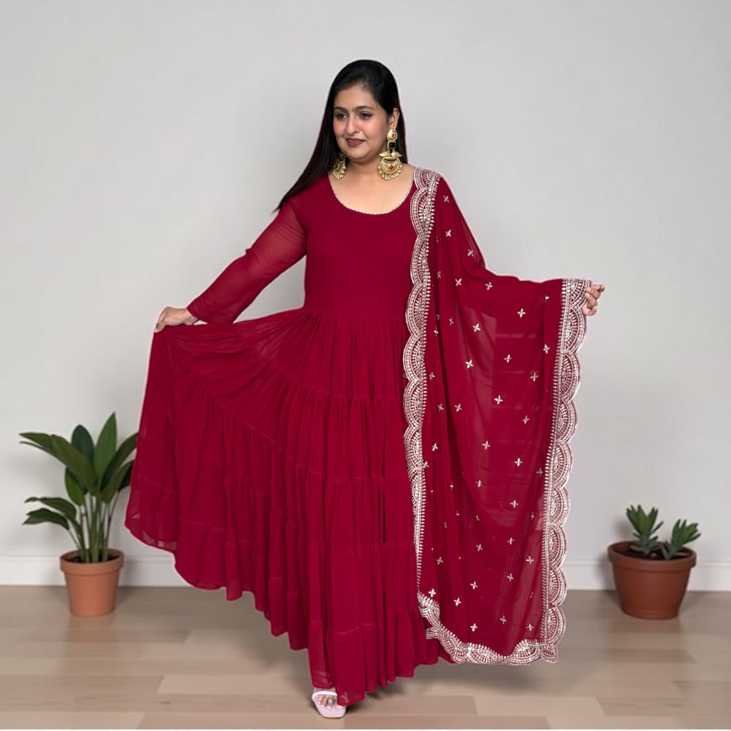 Starlit Elegance Anarkali Set