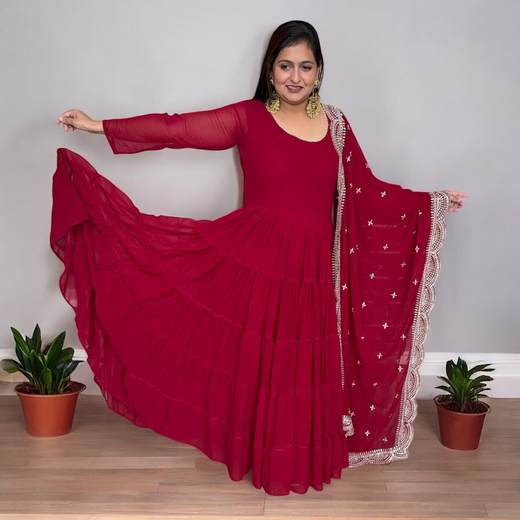 Starlit Elegance Anarkali Set