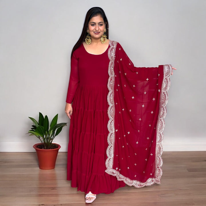 Starlit Elegance Anarkali Set