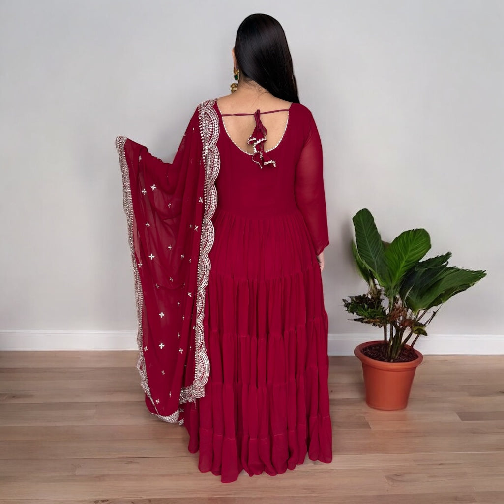 Starlit Elegance Anarkali Set