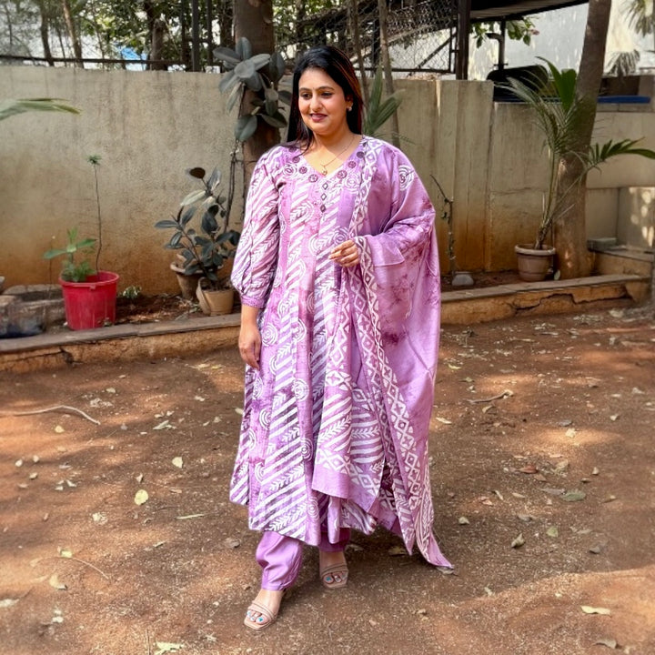 Lavanya Silk Anarkali Suit