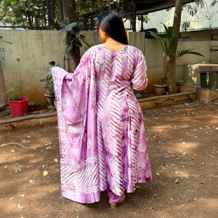 Lavanya Silk Anarkali Suit